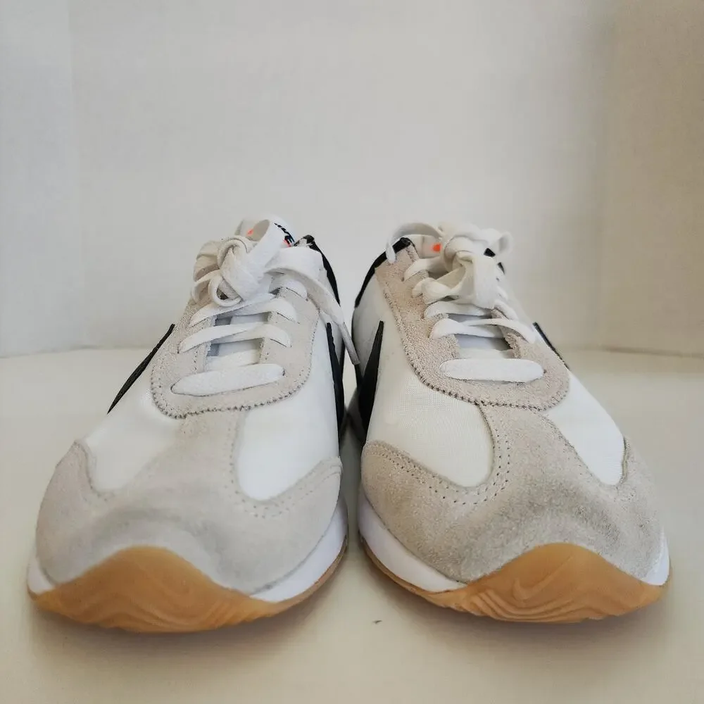 Nike Women's Pacific Shoes, White/Black-Platinum Tint-Safety Orange, 8.5